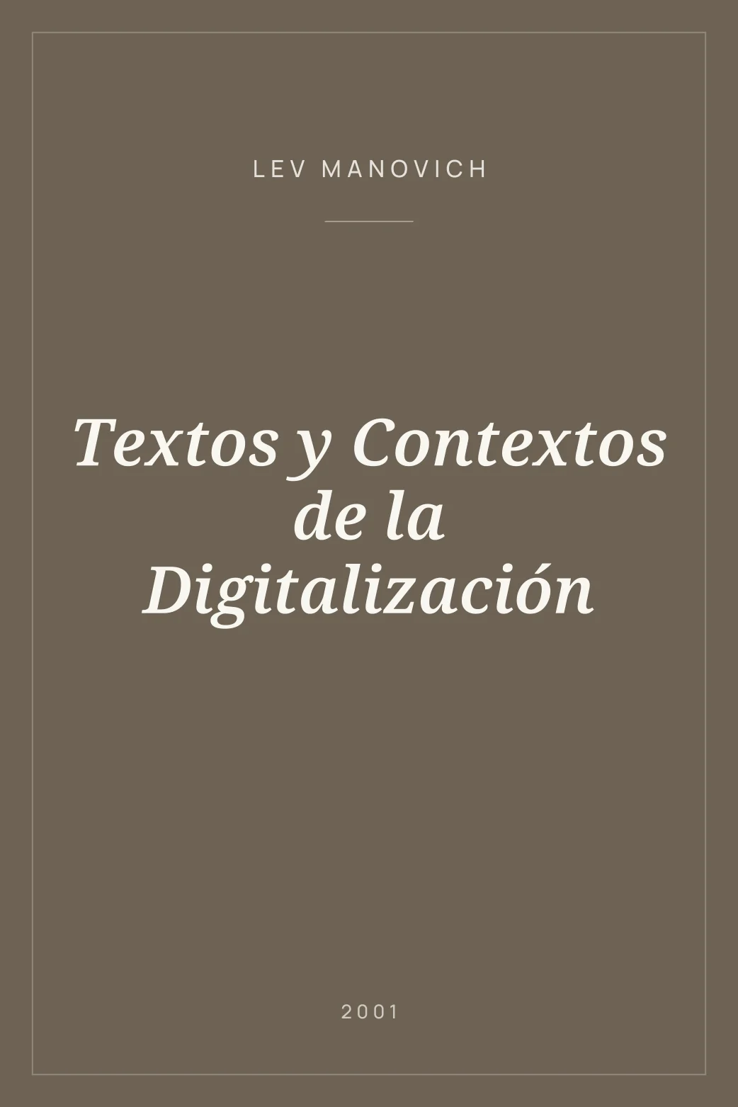 Portada de Textos y Contextos de la Digitalización