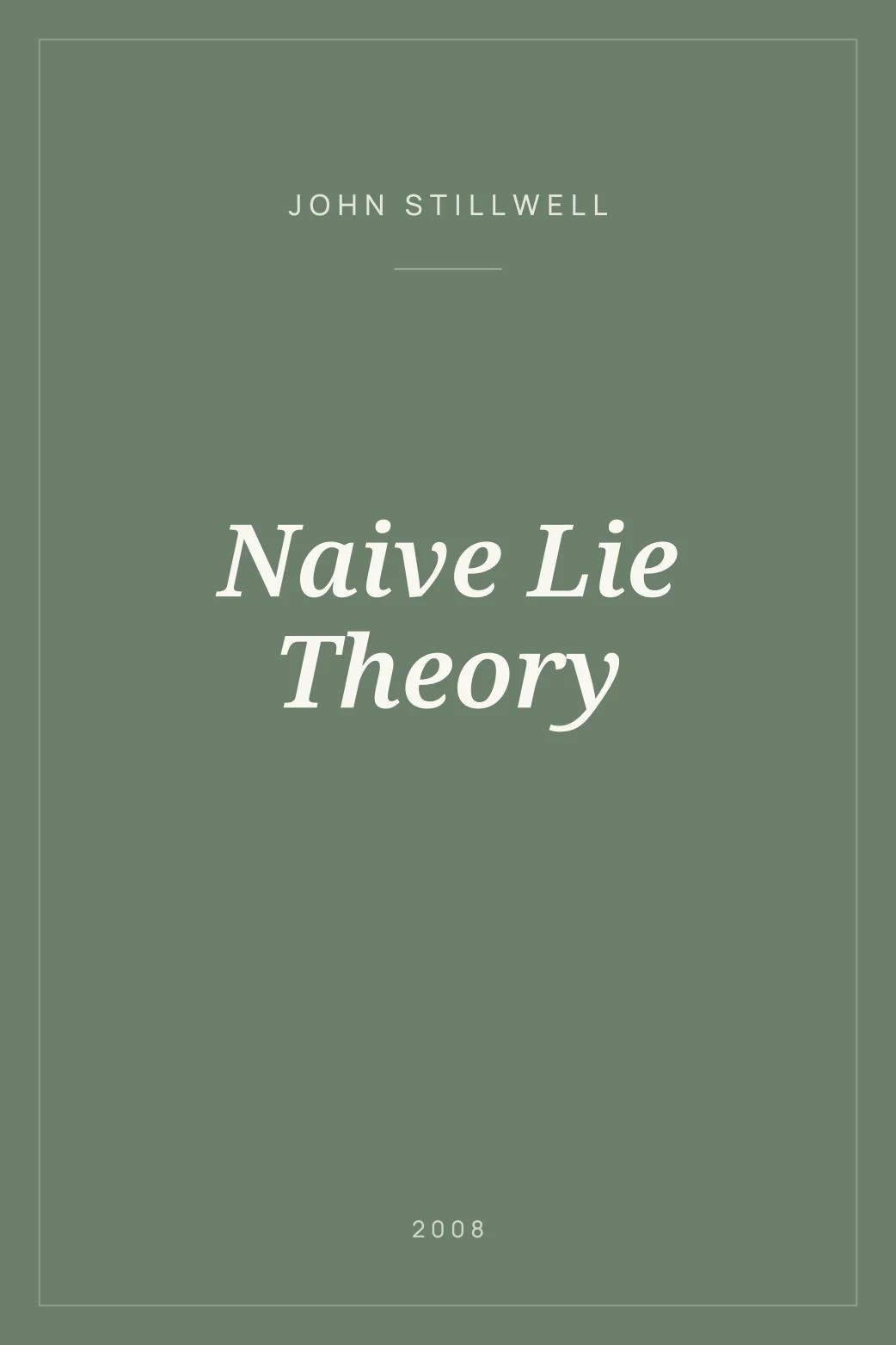 Portada de Naive Lie Theory