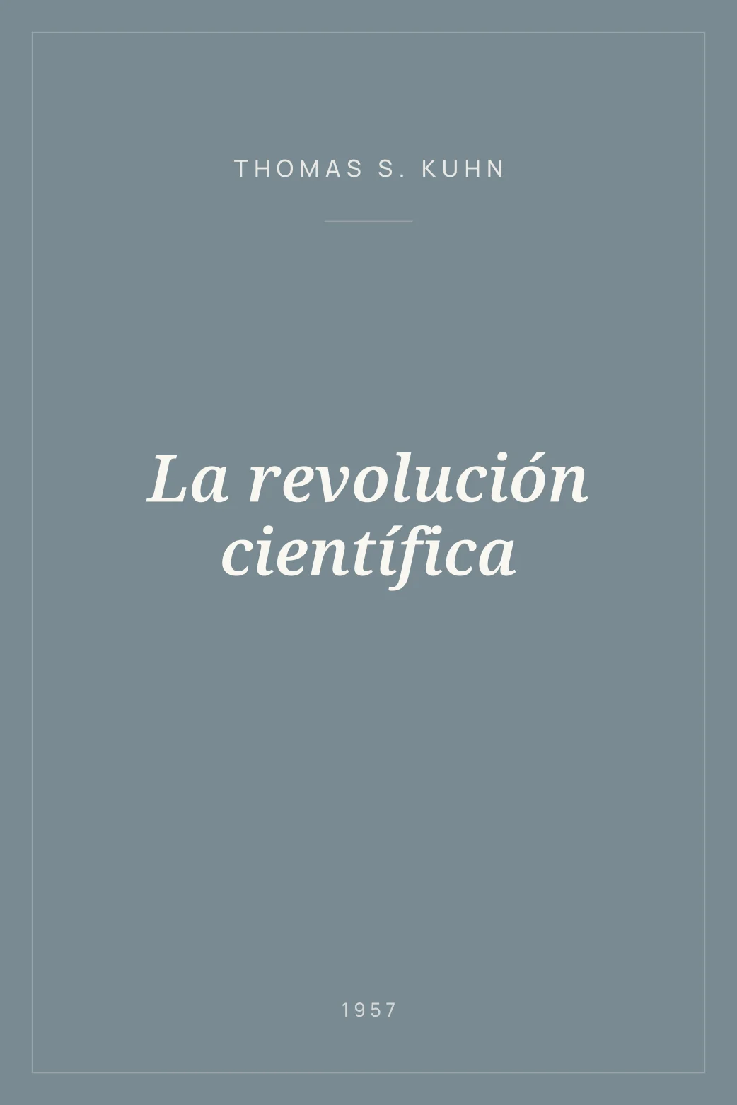 Portada de La revolución científica