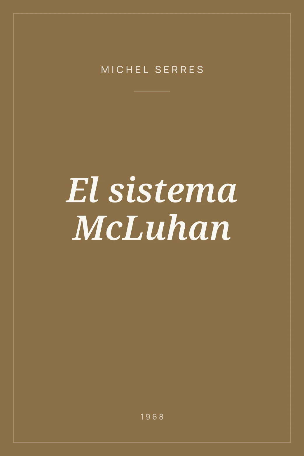 Portada de El sistema McLuhan