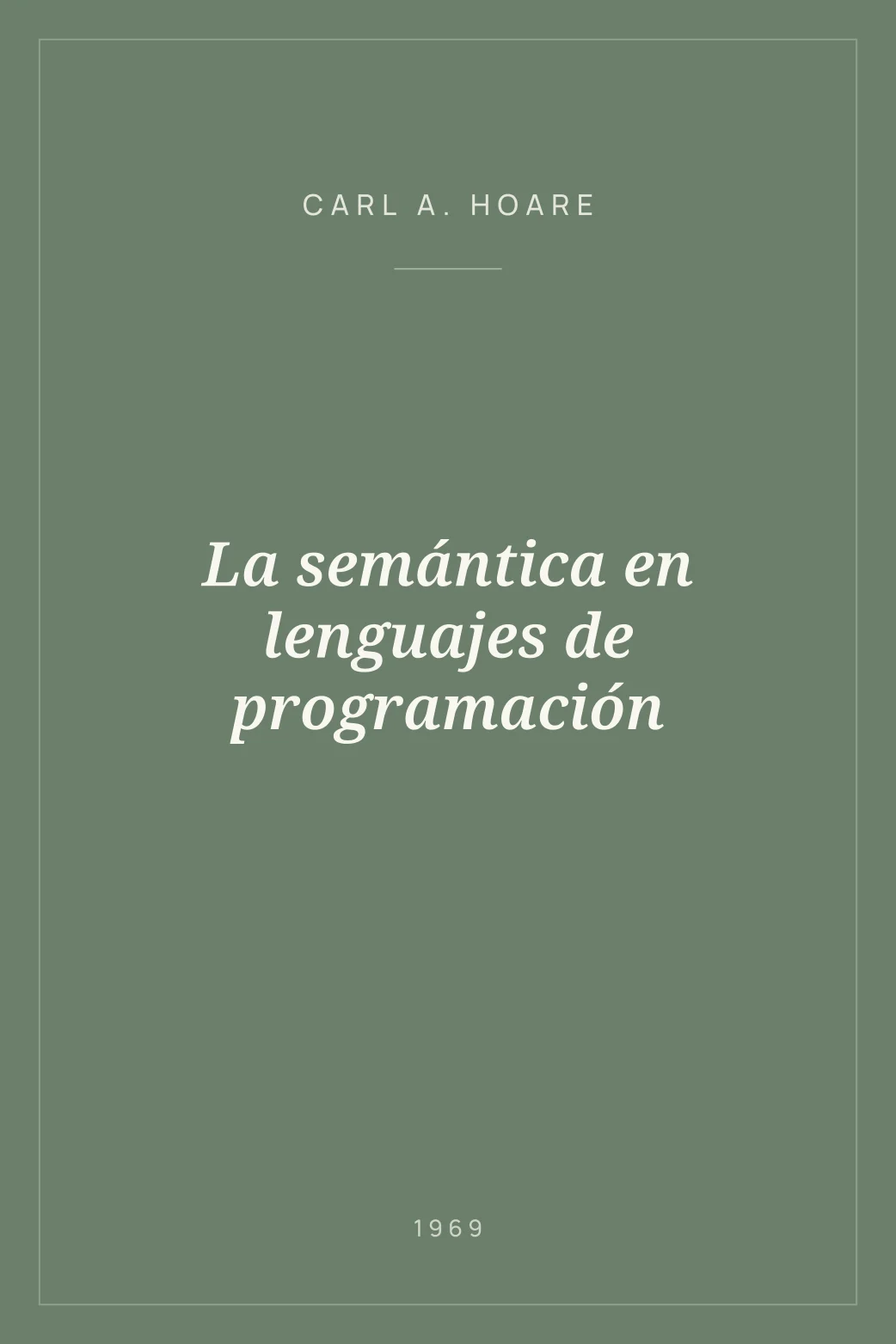 Portada de La semántica en lenguajes de programación
