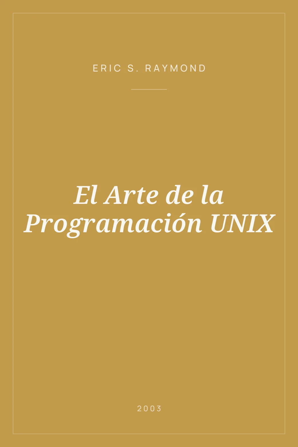 Portada de El Arte de la Programación UNIX