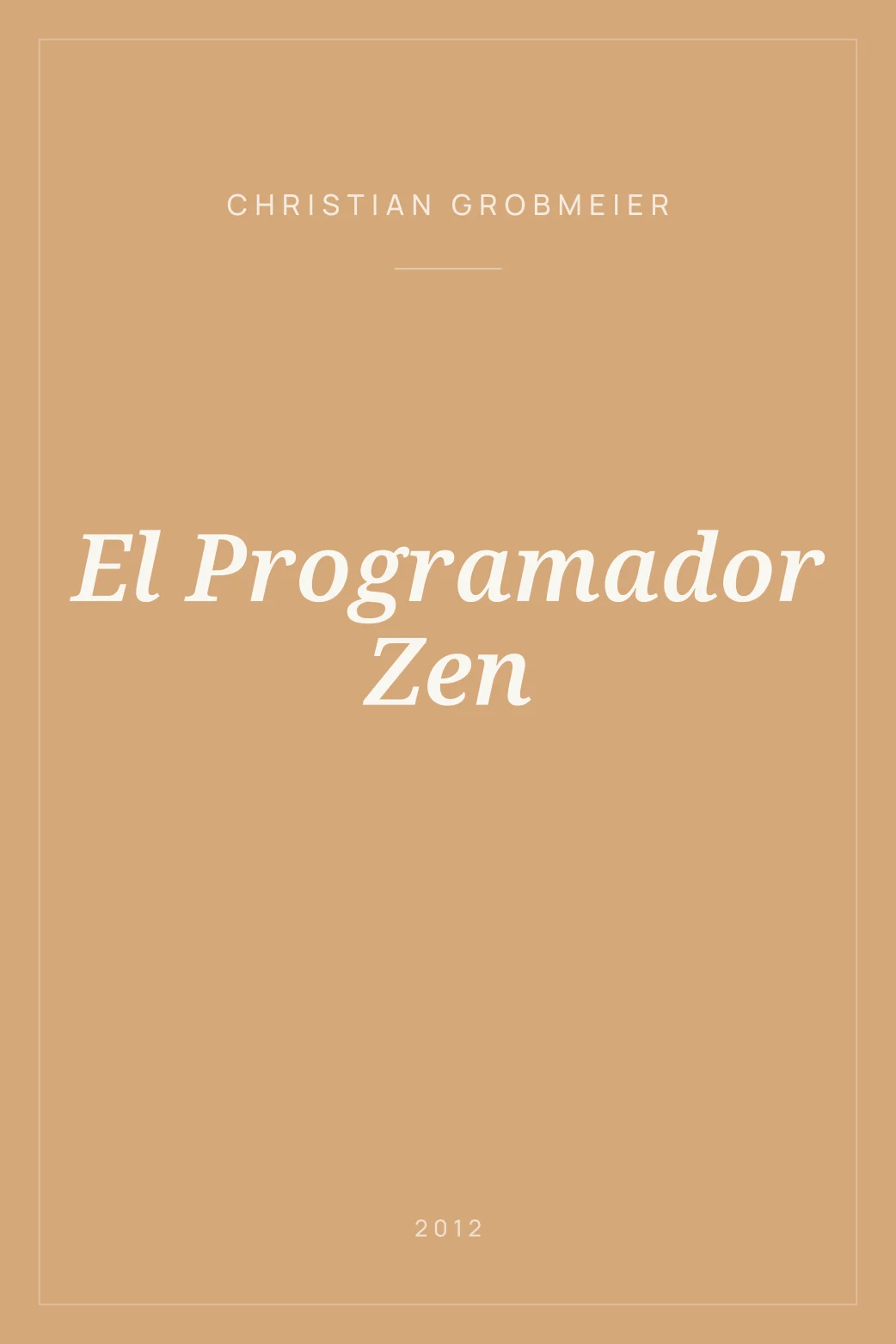 Portada de El Programador Zen