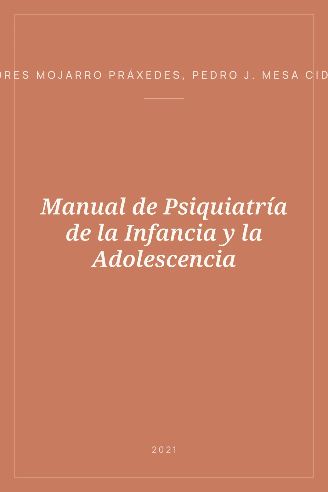 Portada de Manual de Psiquiatría de la Infancia y la Adolescencia