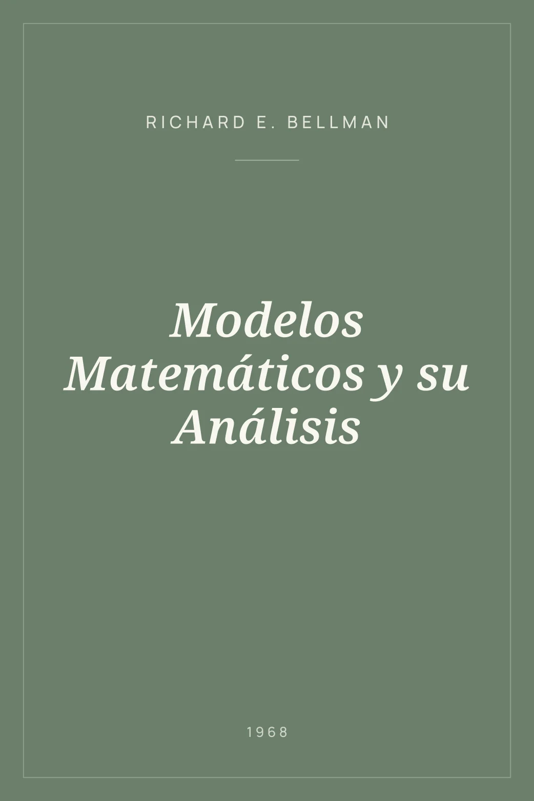 Portada de Modelos Matemáticos y su Análisis