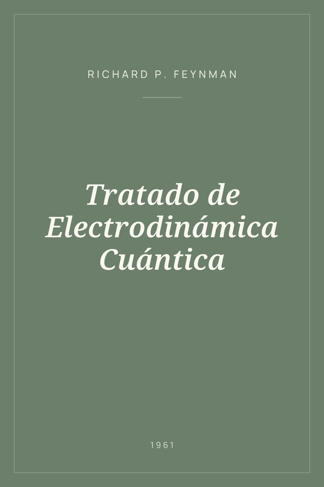 Portada de Tratado de Electrodinámica Cuántica