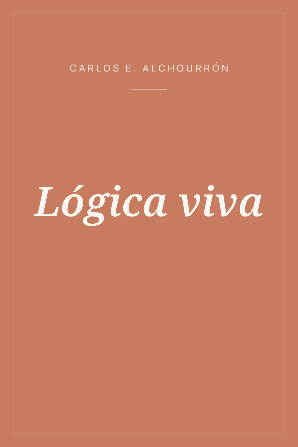 Portada de Lógica viva