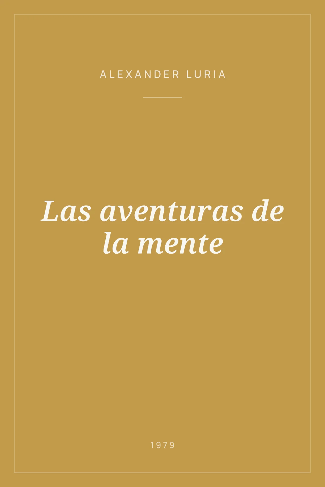 Portada de Las aventuras de la mente