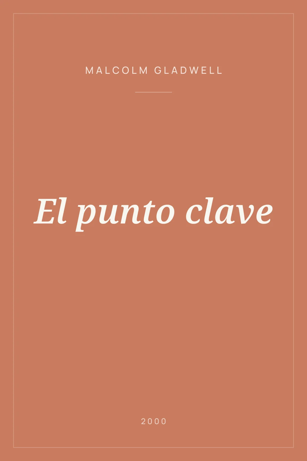 Portada de El punto clave