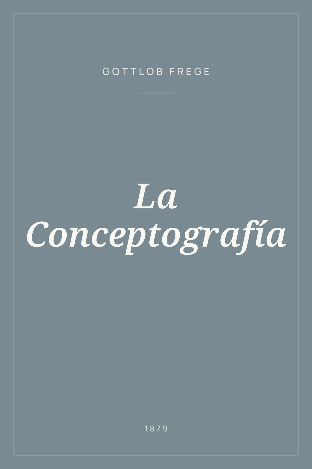 Portada de La Conceptografía