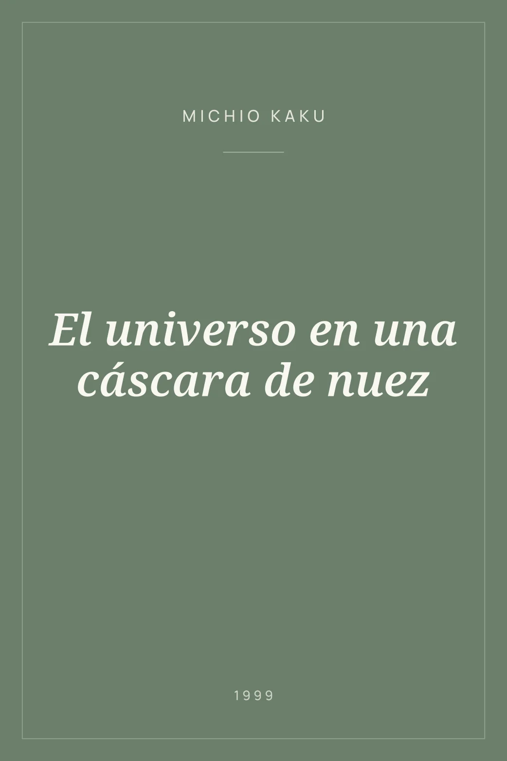 Portada de El universo en una cáscara de nuez