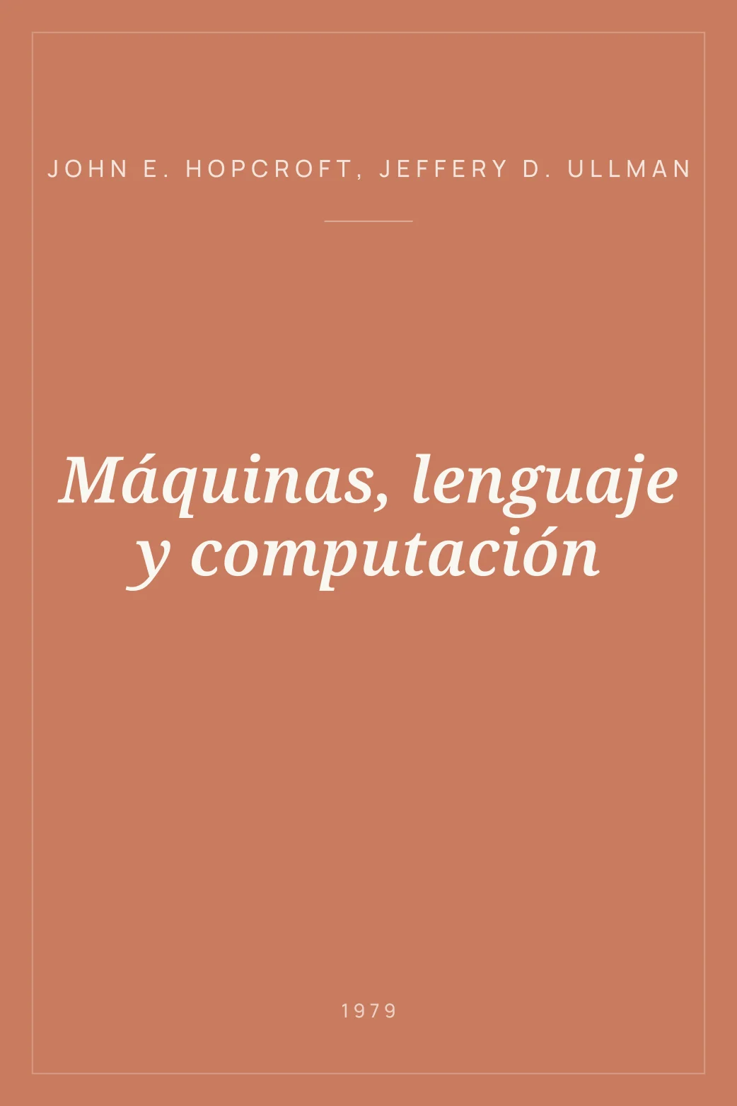 Portada de Máquinas, lenguaje y computación
