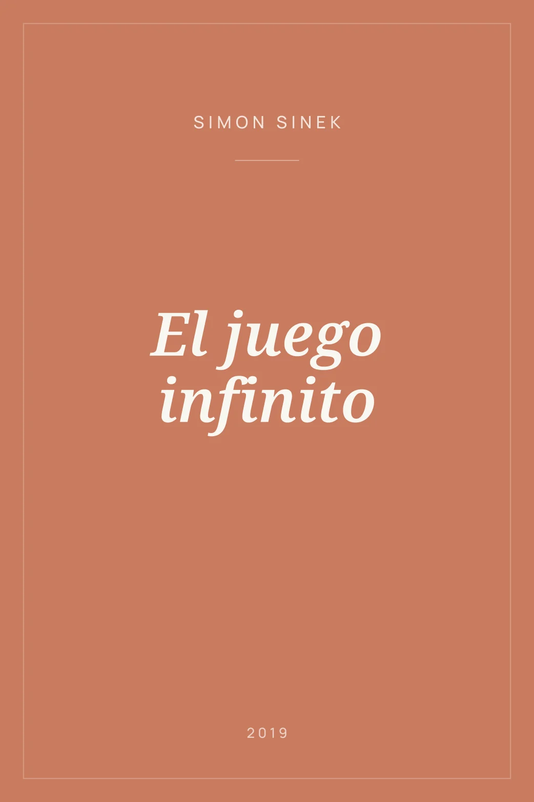 Portada de El juego infinito