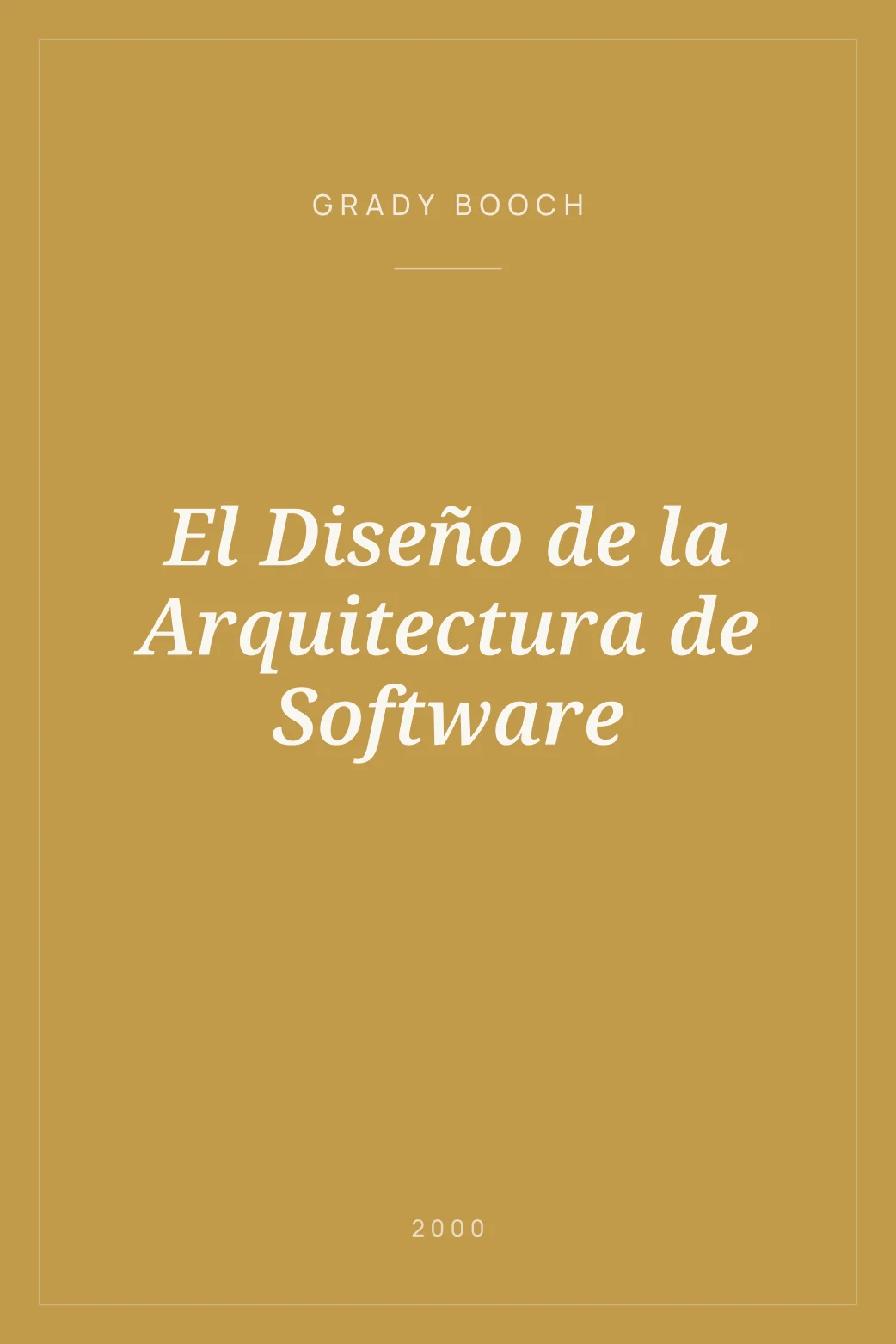 Portada de El Diseño de la Arquitectura de Software
