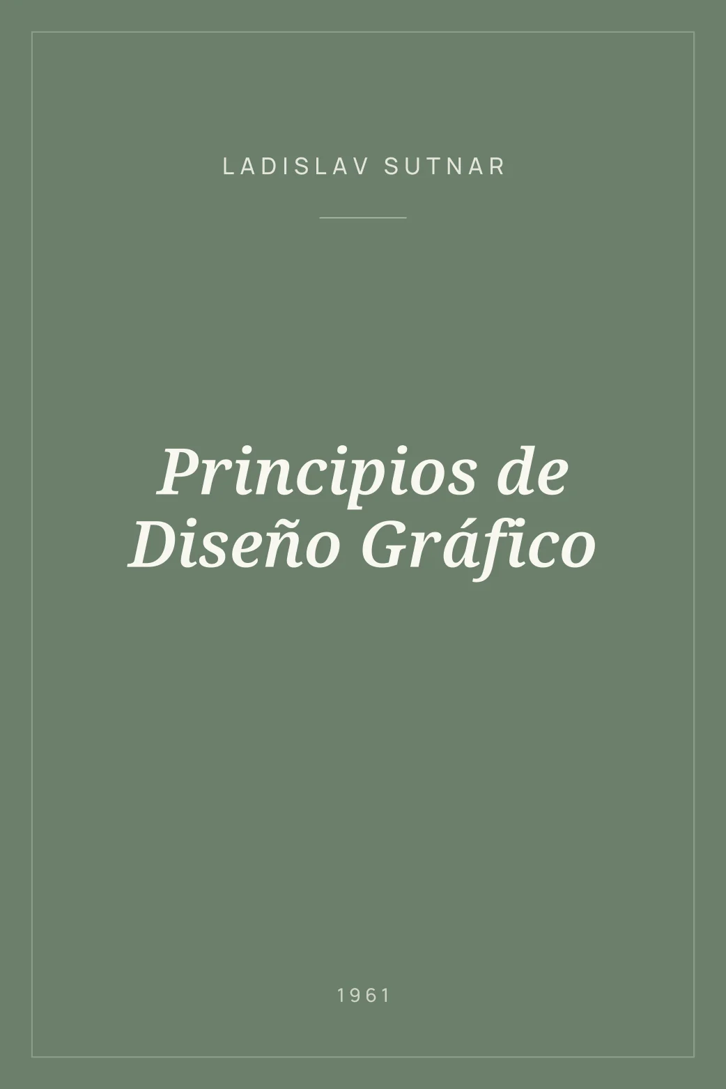 Portada de Principios de Diseño Gráfico