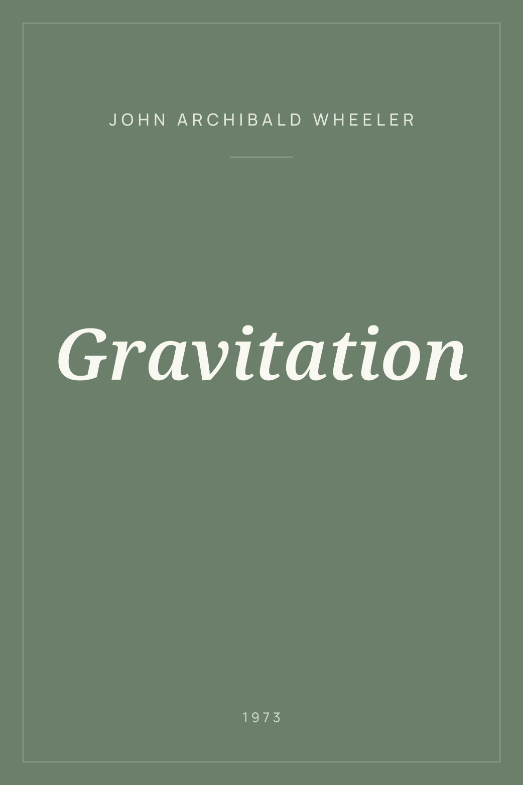 Portada de Gravitation
