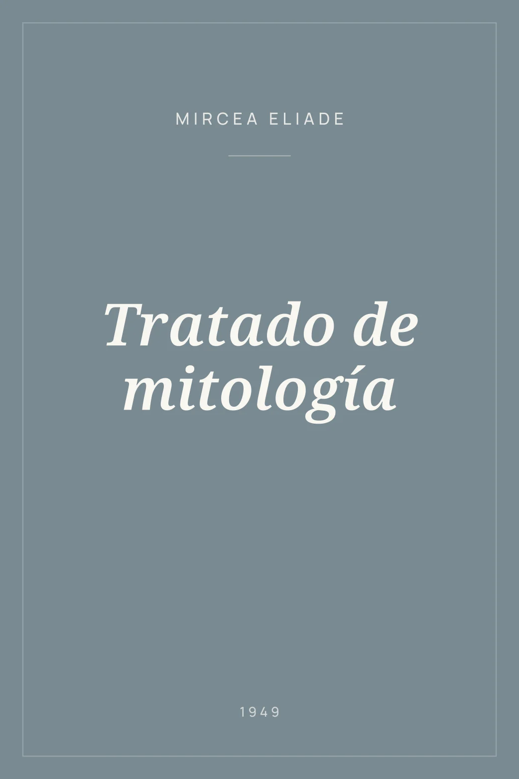 Portada de Tratado de mitología