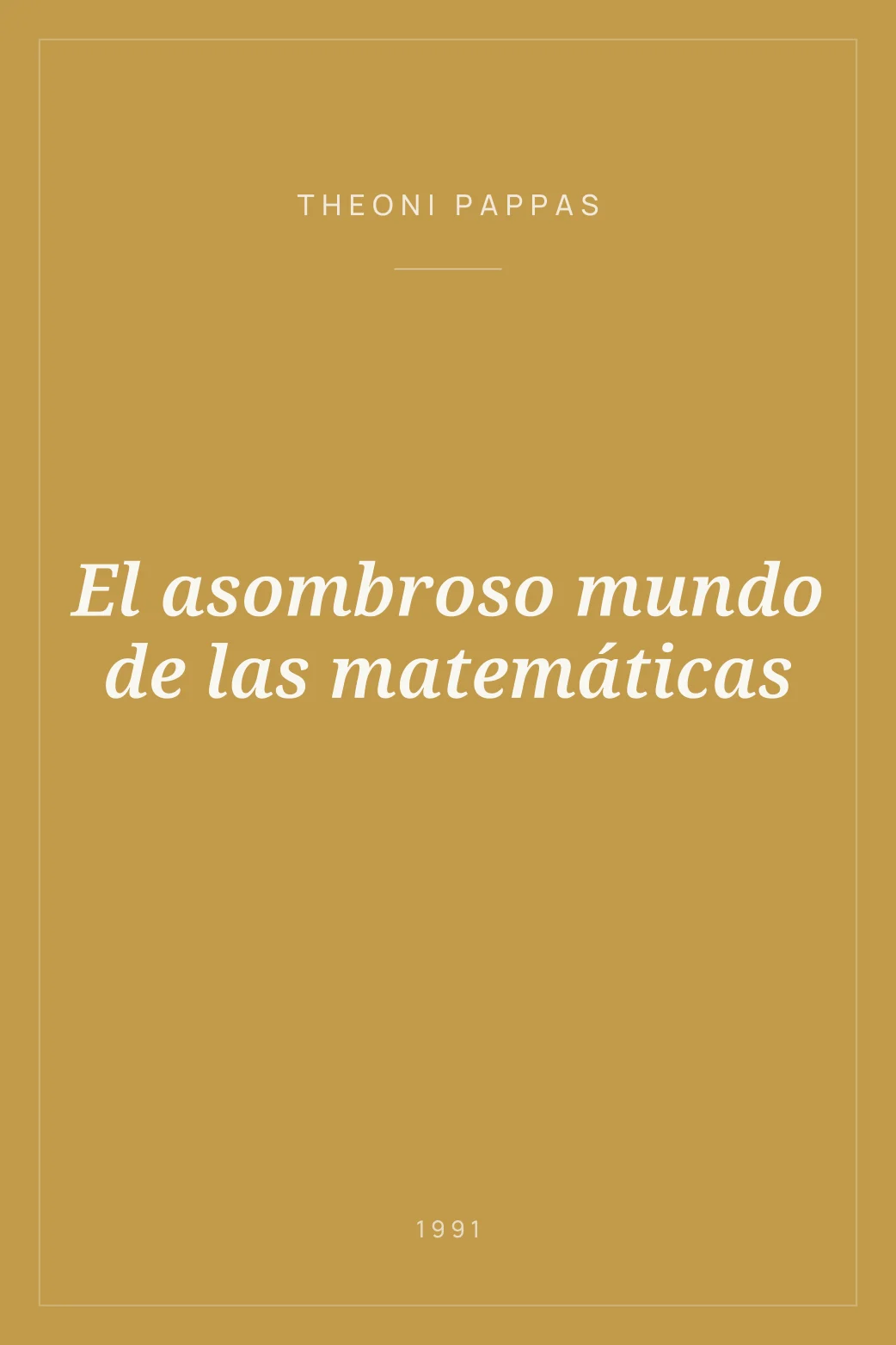 Portada de El asombroso mundo de las matemáticas