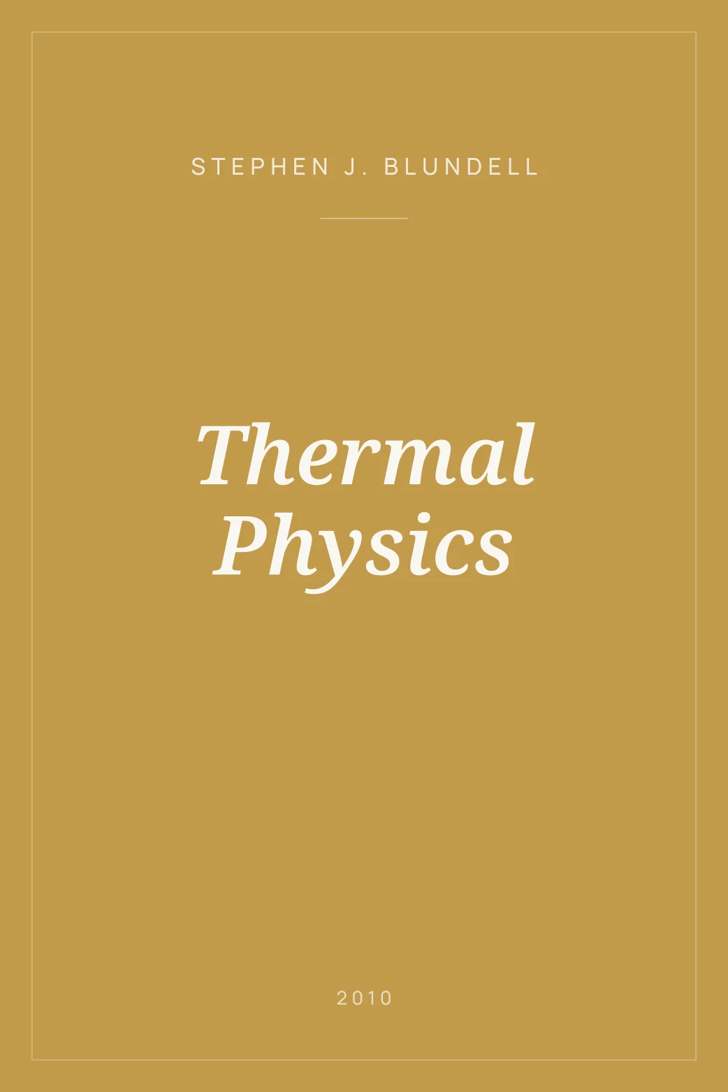 Portada de Thermal Physics