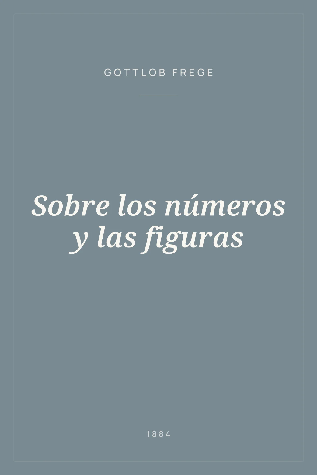 Portada de Sobre los números y las figuras