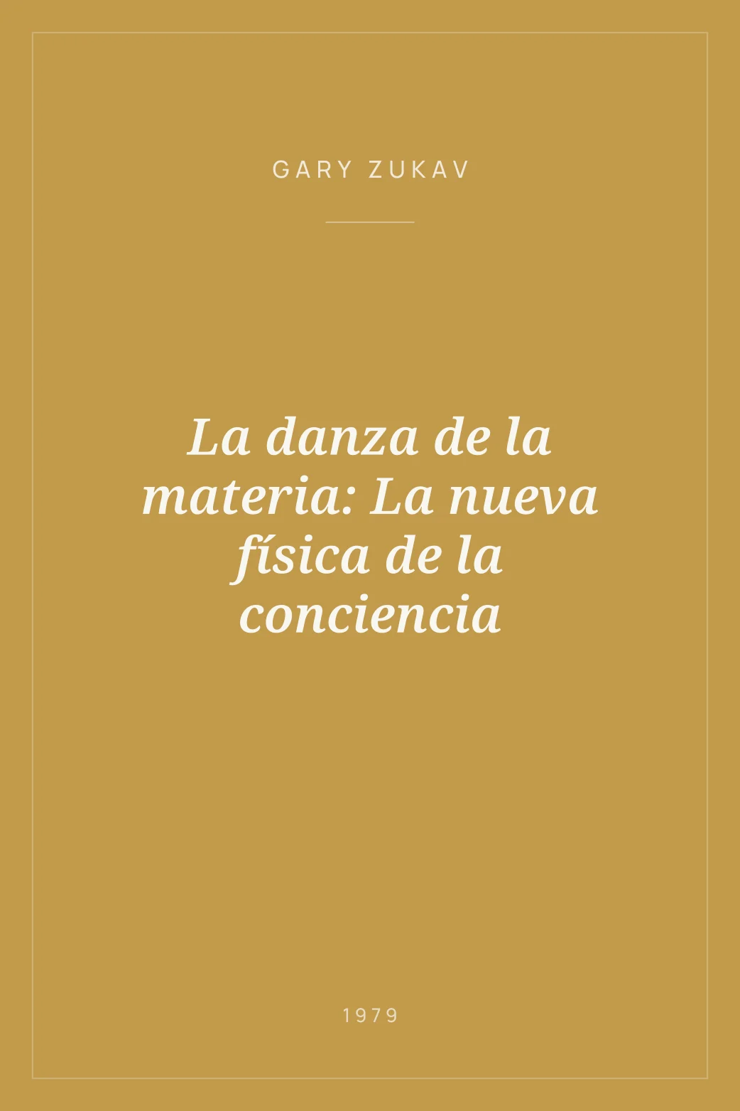 Portada de La danza de la materia: La nueva física de la conciencia