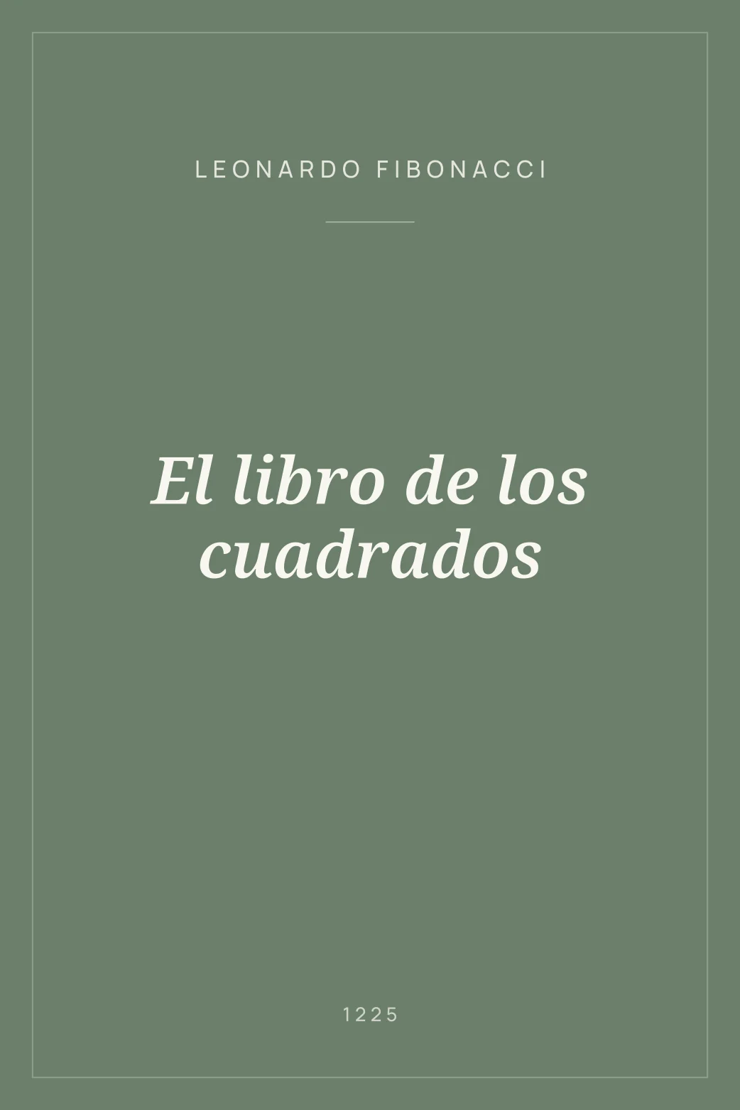 Portada de El libro de los cuadrados