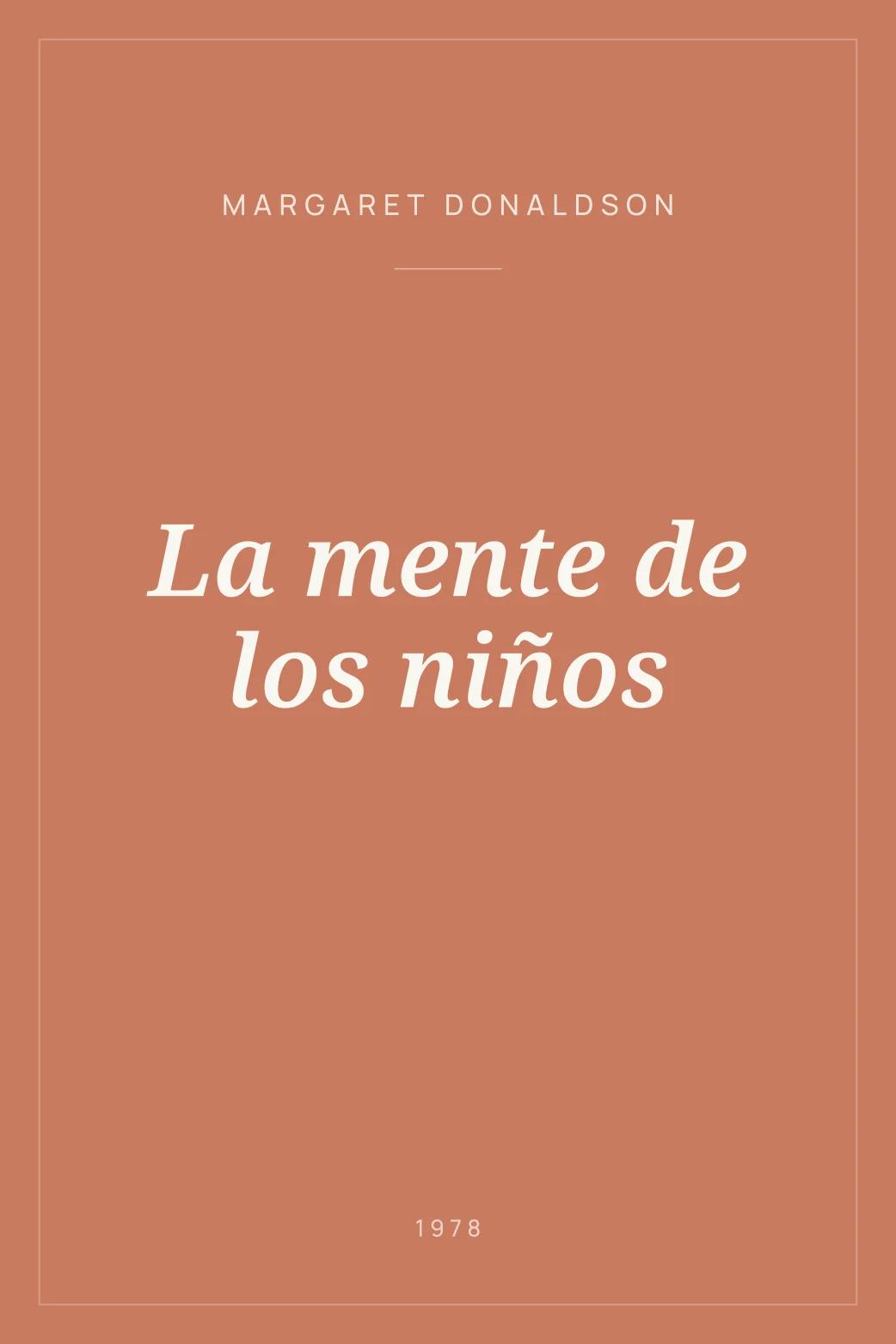 Portada de La mente de los niños