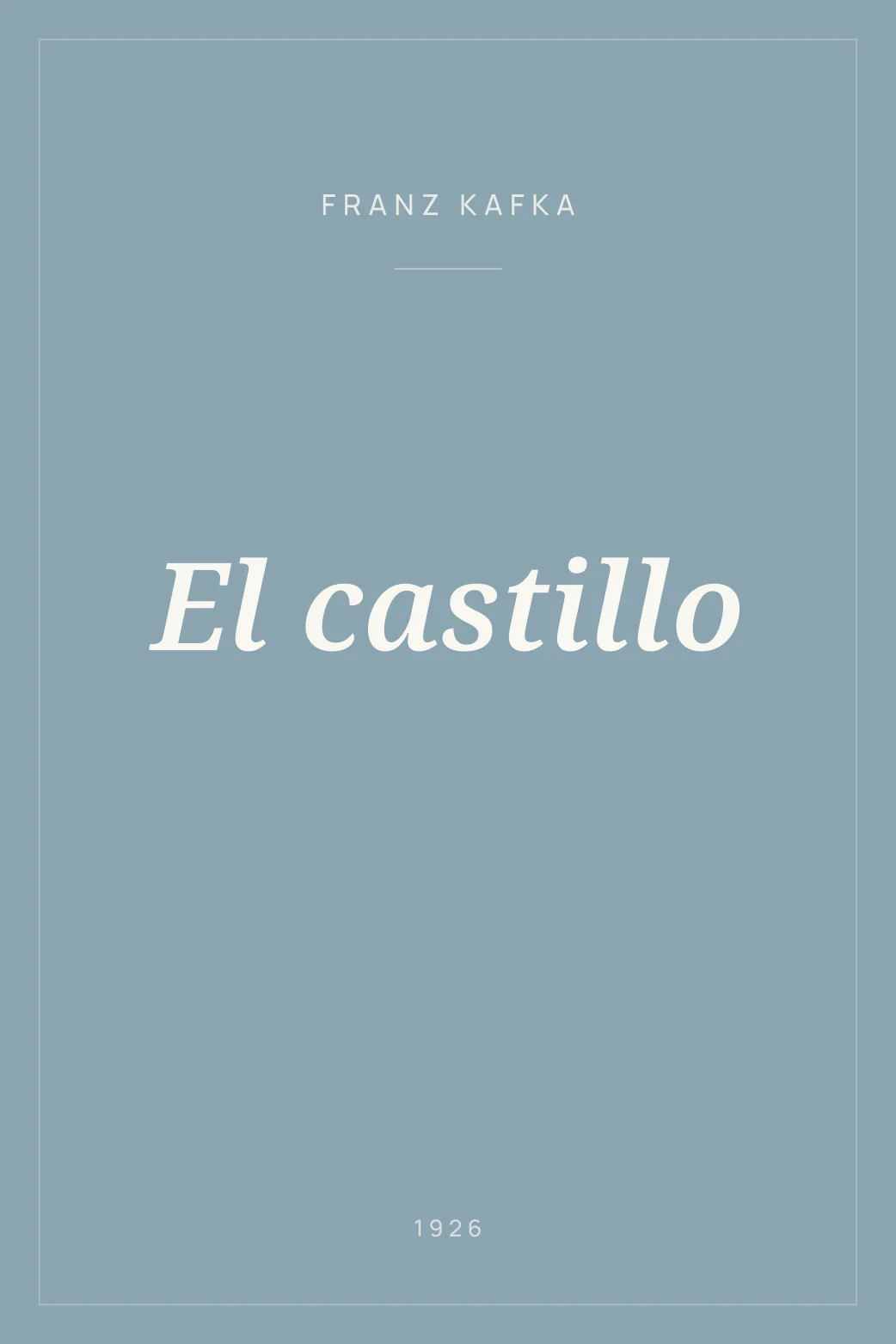 Portada de El castillo
