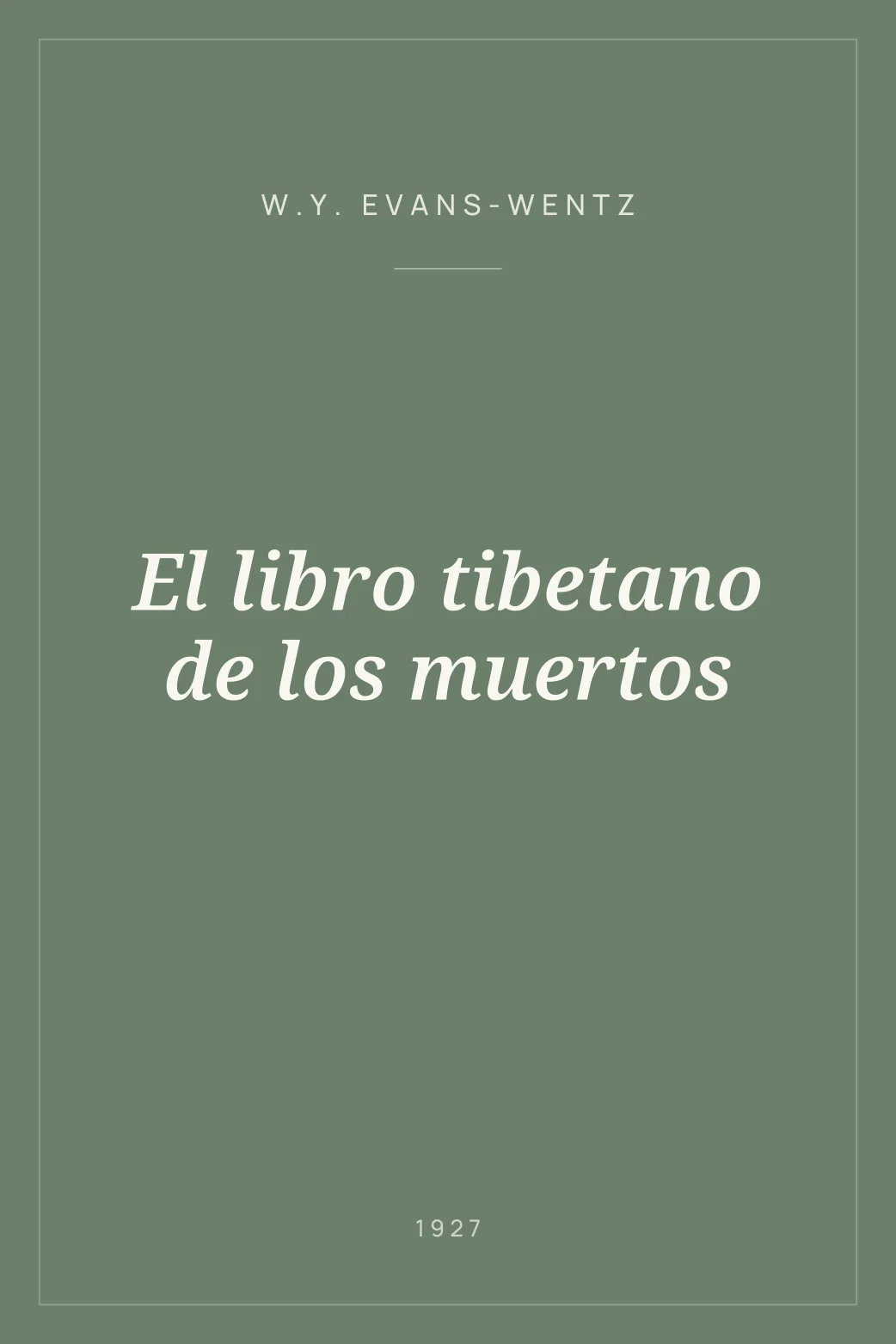 Portada de El libro tibetano de los muertos
