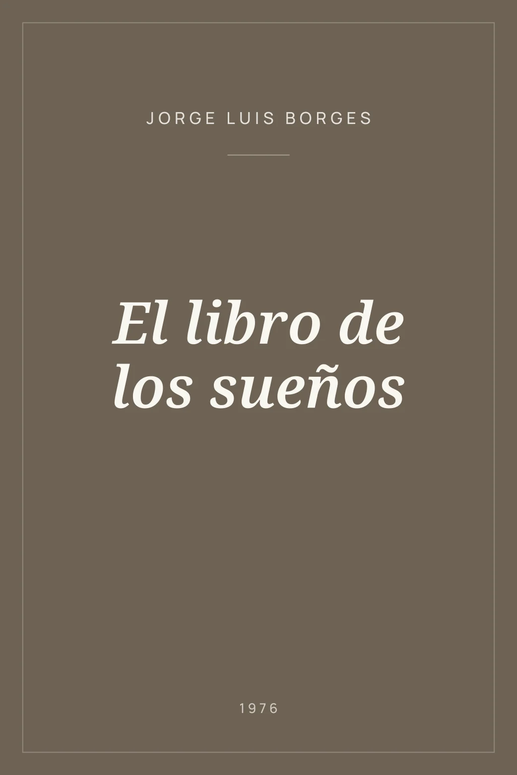 Portada de El libro de los sueños