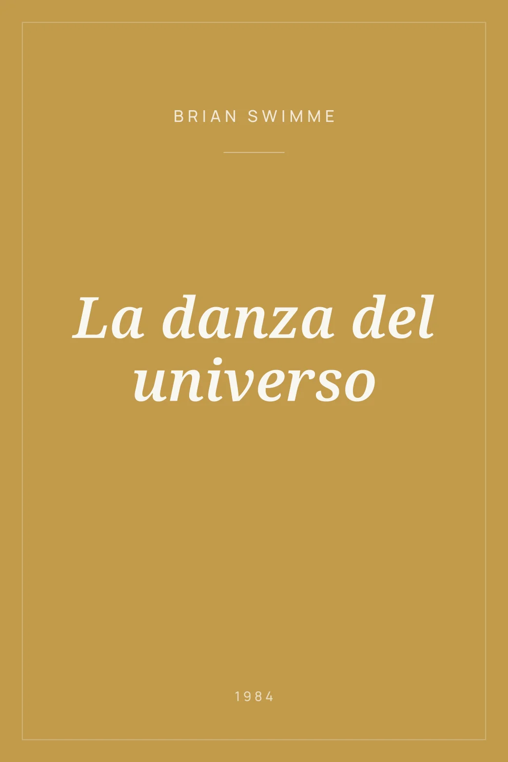 Portada de La danza del universo