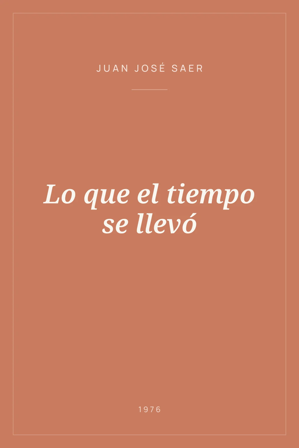 Portada de Lo que el tiempo se llevó