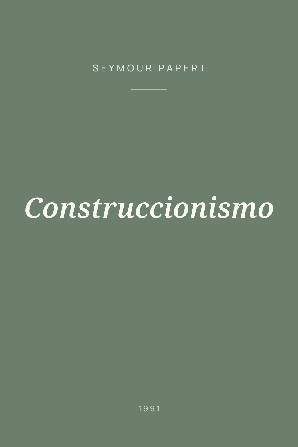 Portada de Construccionismo