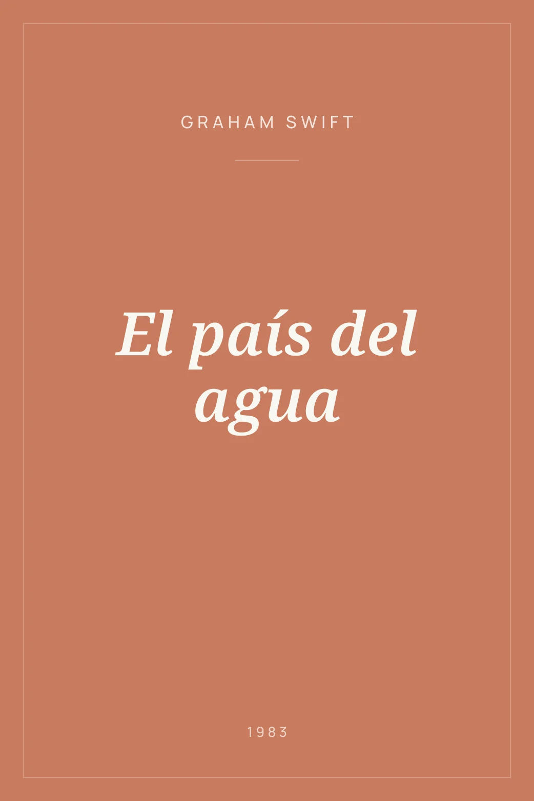 Portada de El país del agua