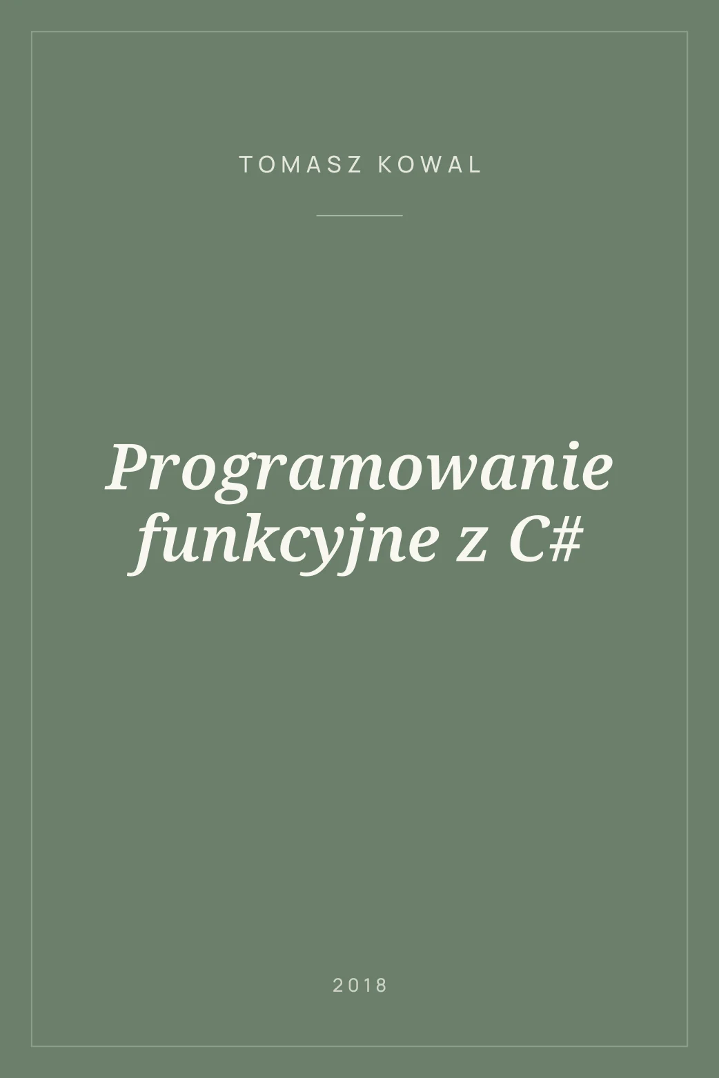Portada de Programowanie funkcyjne z C#