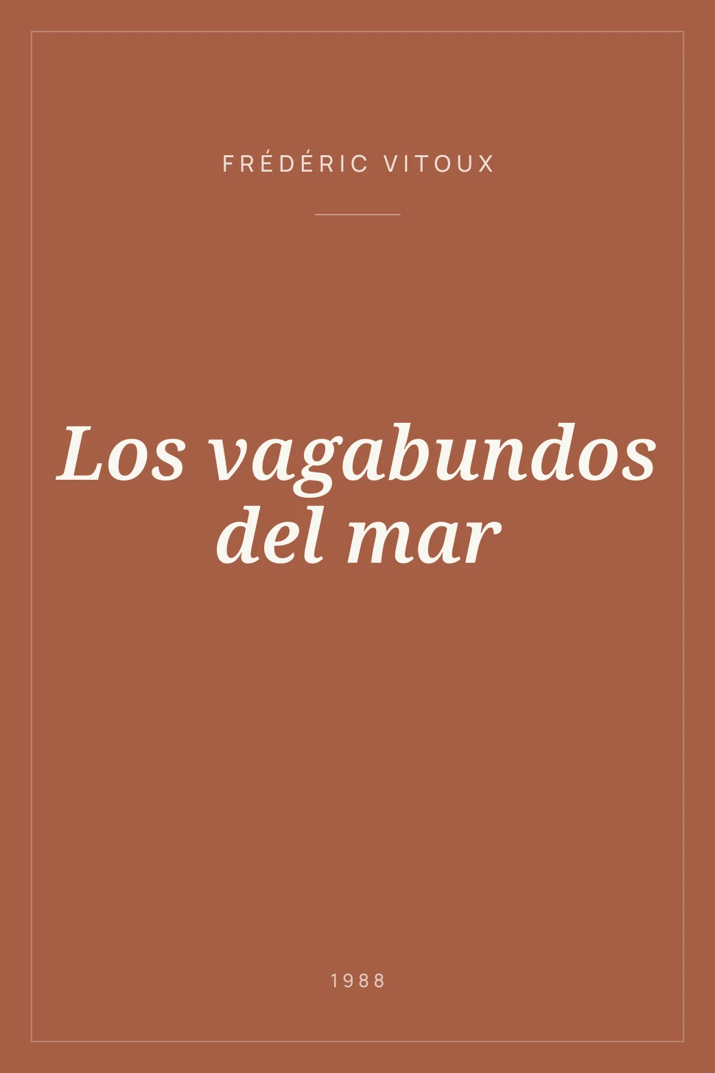 Portada de Los vagabundos del mar