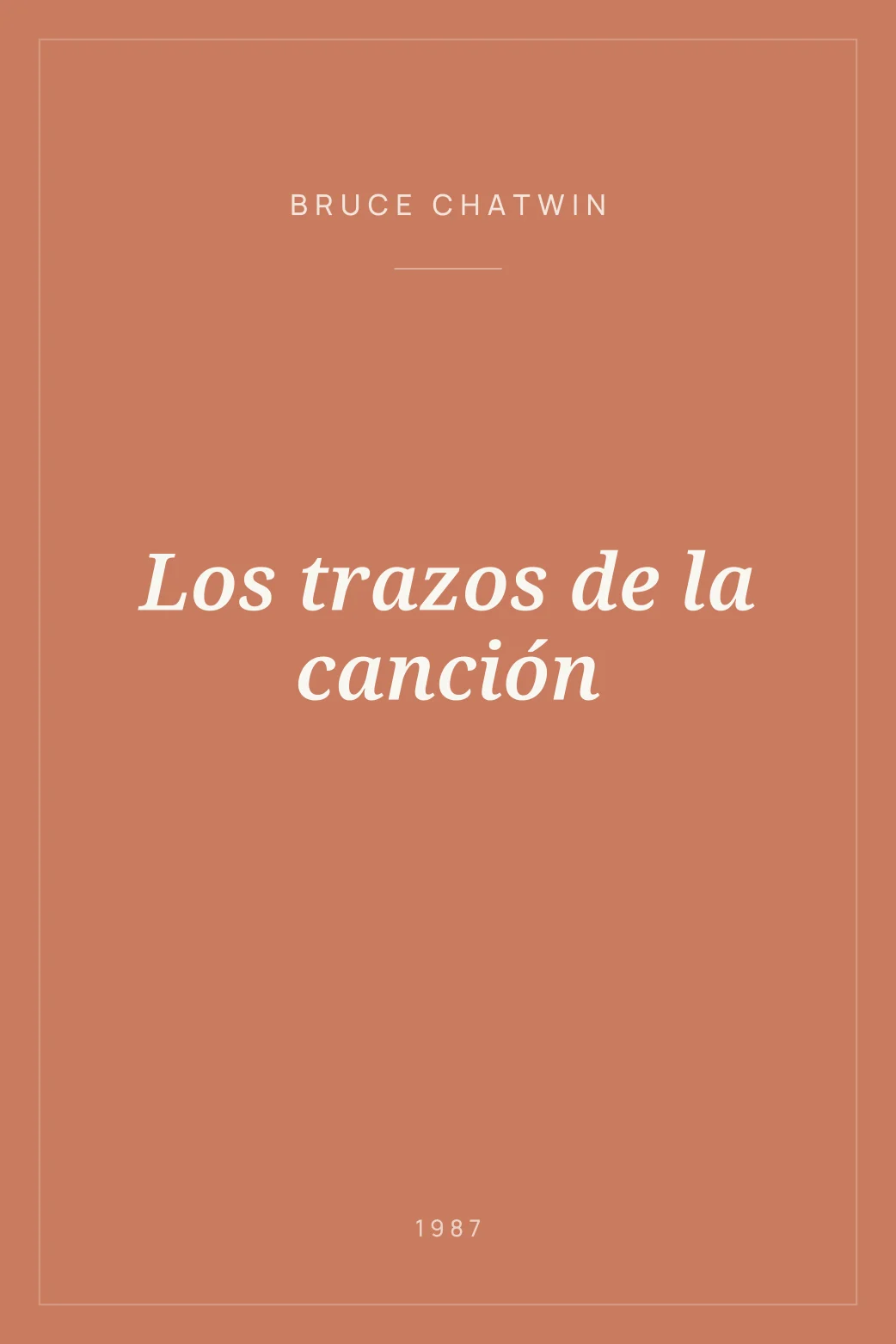 Portada de Los trazos de la canción