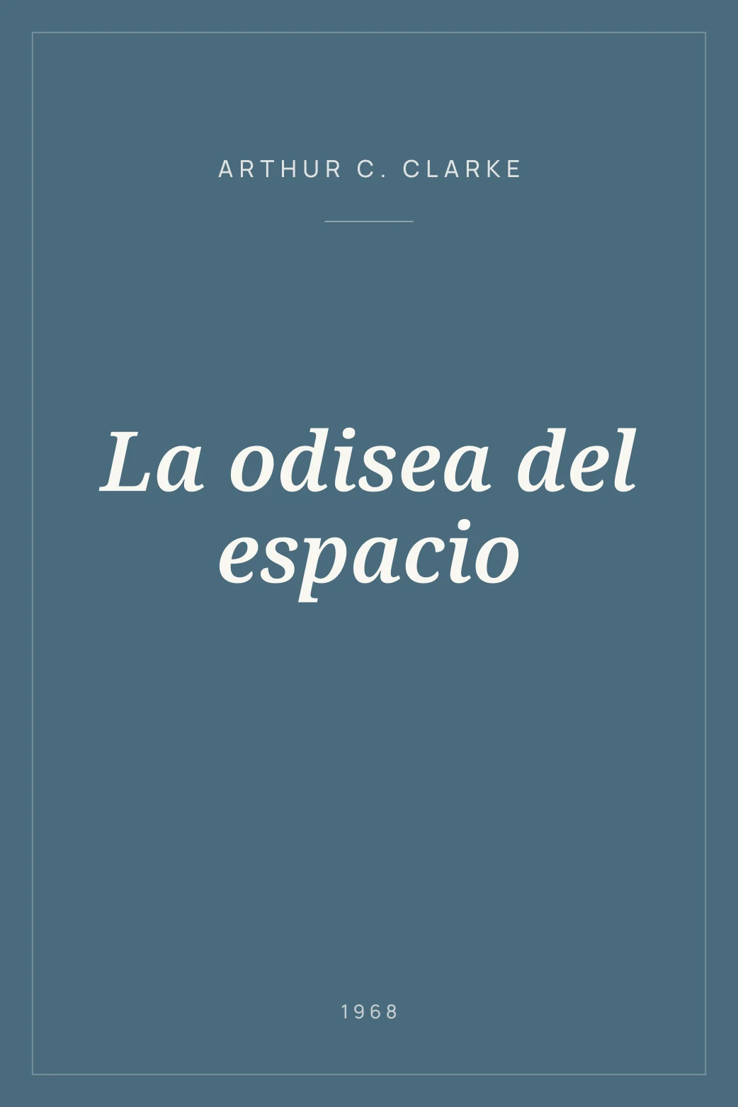 Portada de La odisea del espacio