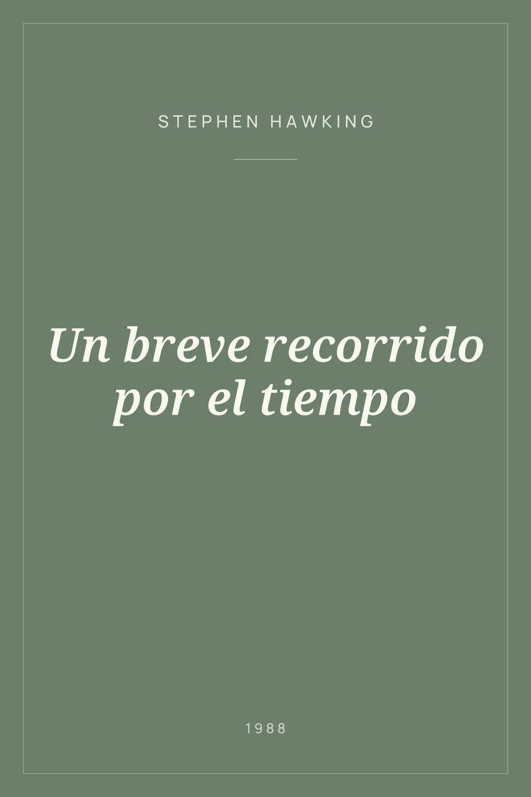 Portada de Un breve recorrido por el tiempo