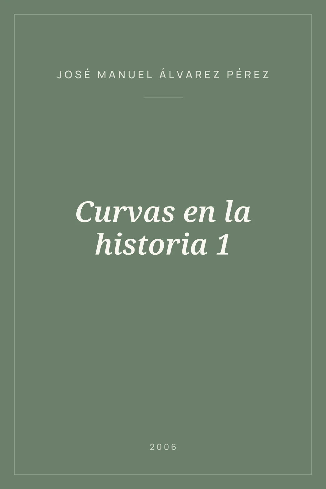 Portada de Curvas en la historia 1