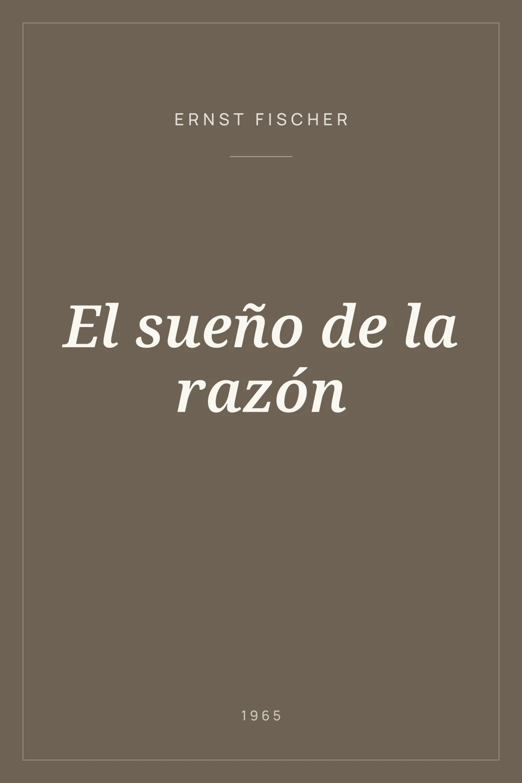 Portada de El sueño de la razón
