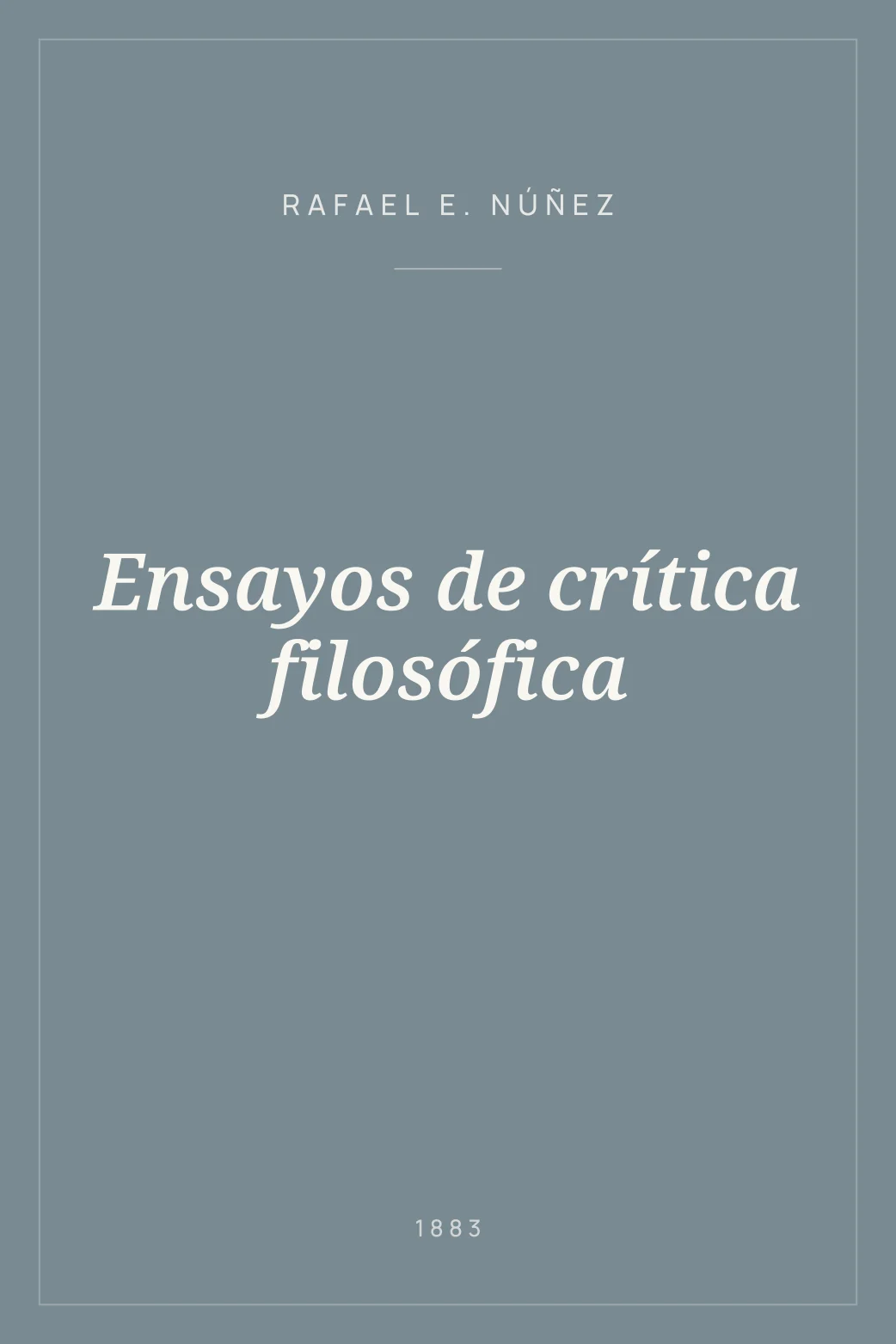Portada de Ensayos de crítica filosófica