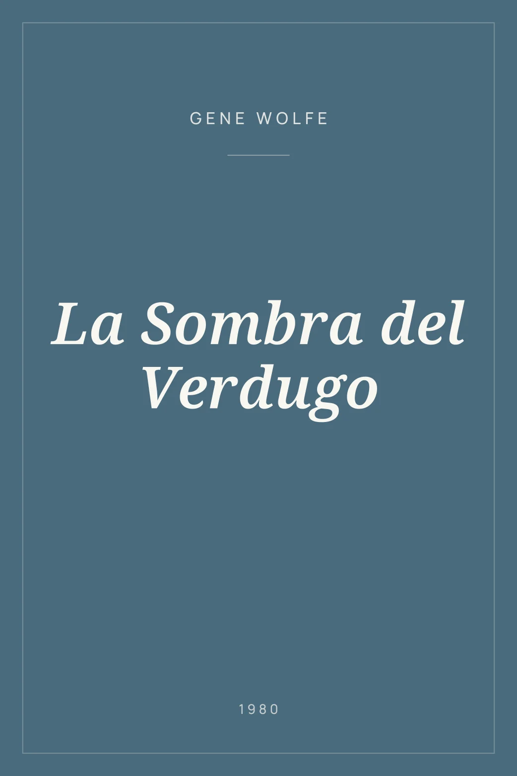 Portada de La Sombra del Verdugo