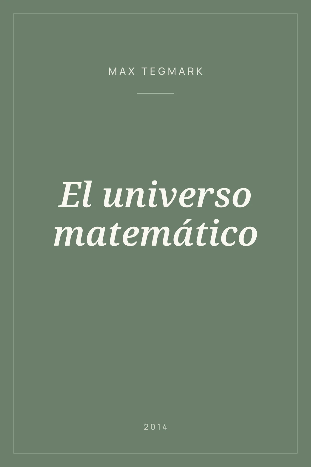 Portada de El universo matemático