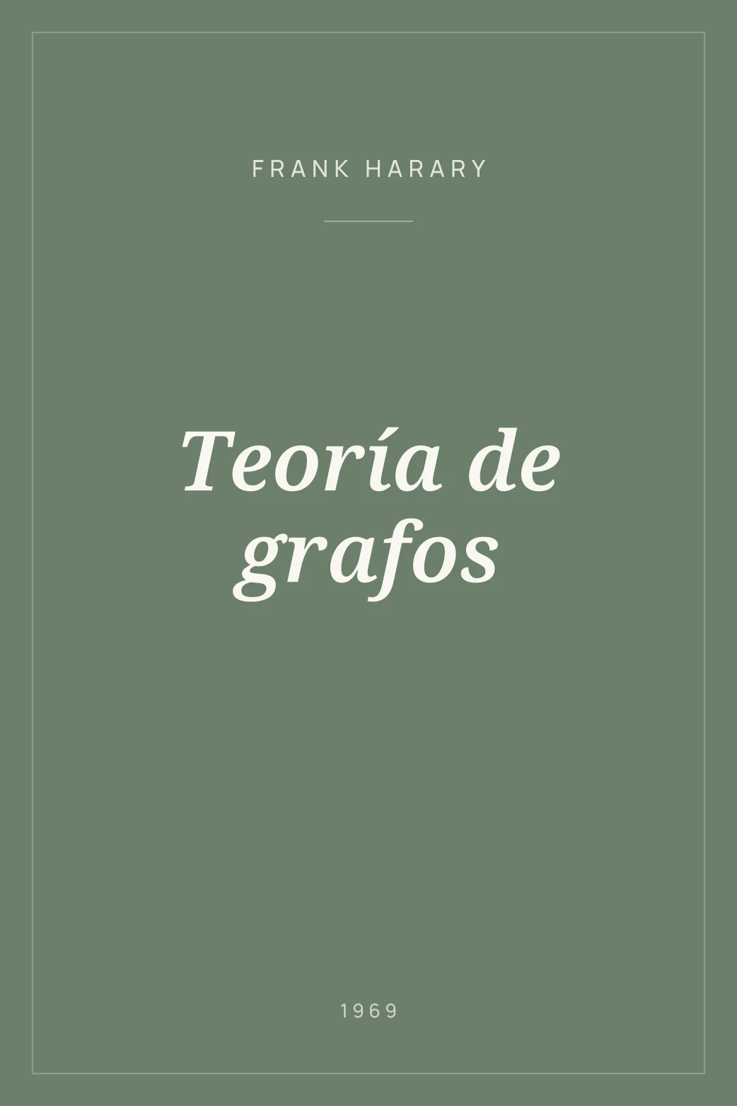 Portada de Teoría de grafos