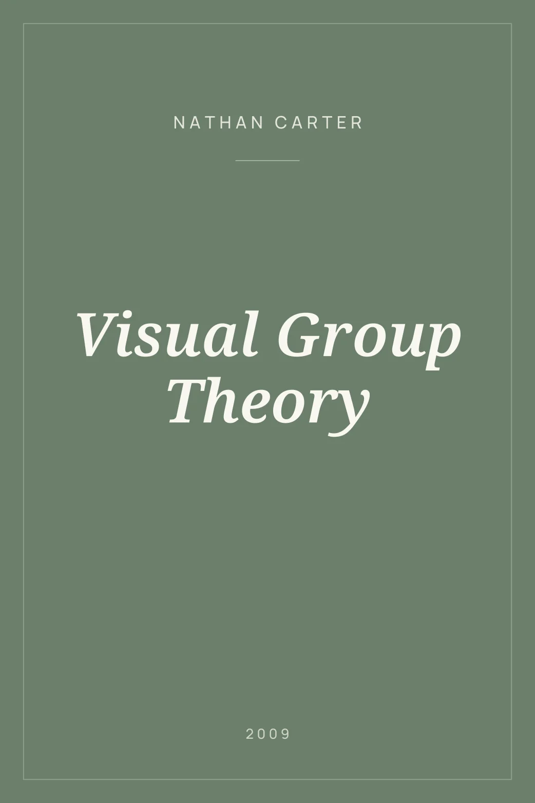 Portada de Visual Group Theory