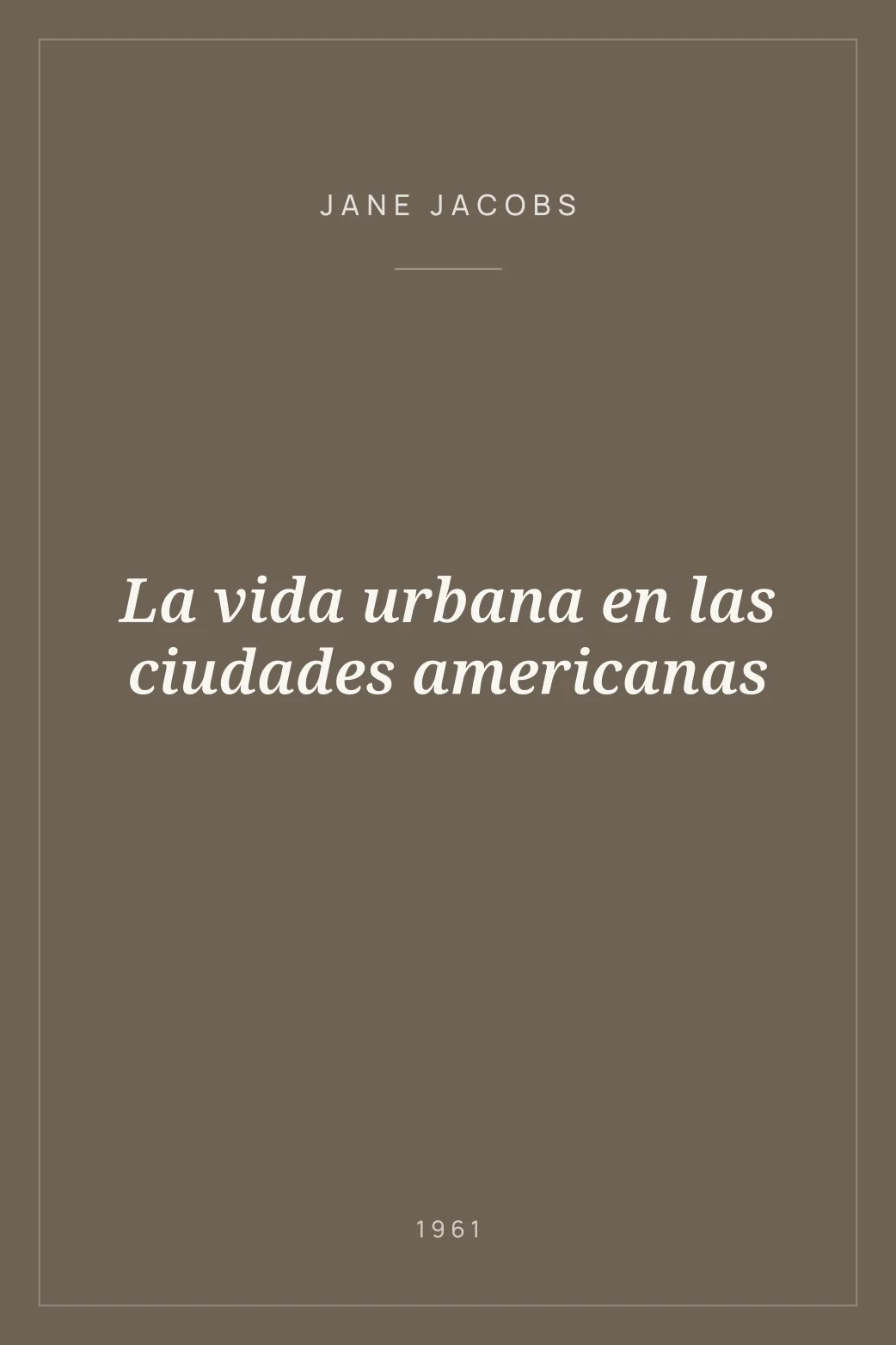 Portada de La vida urbana en las ciudades americanas