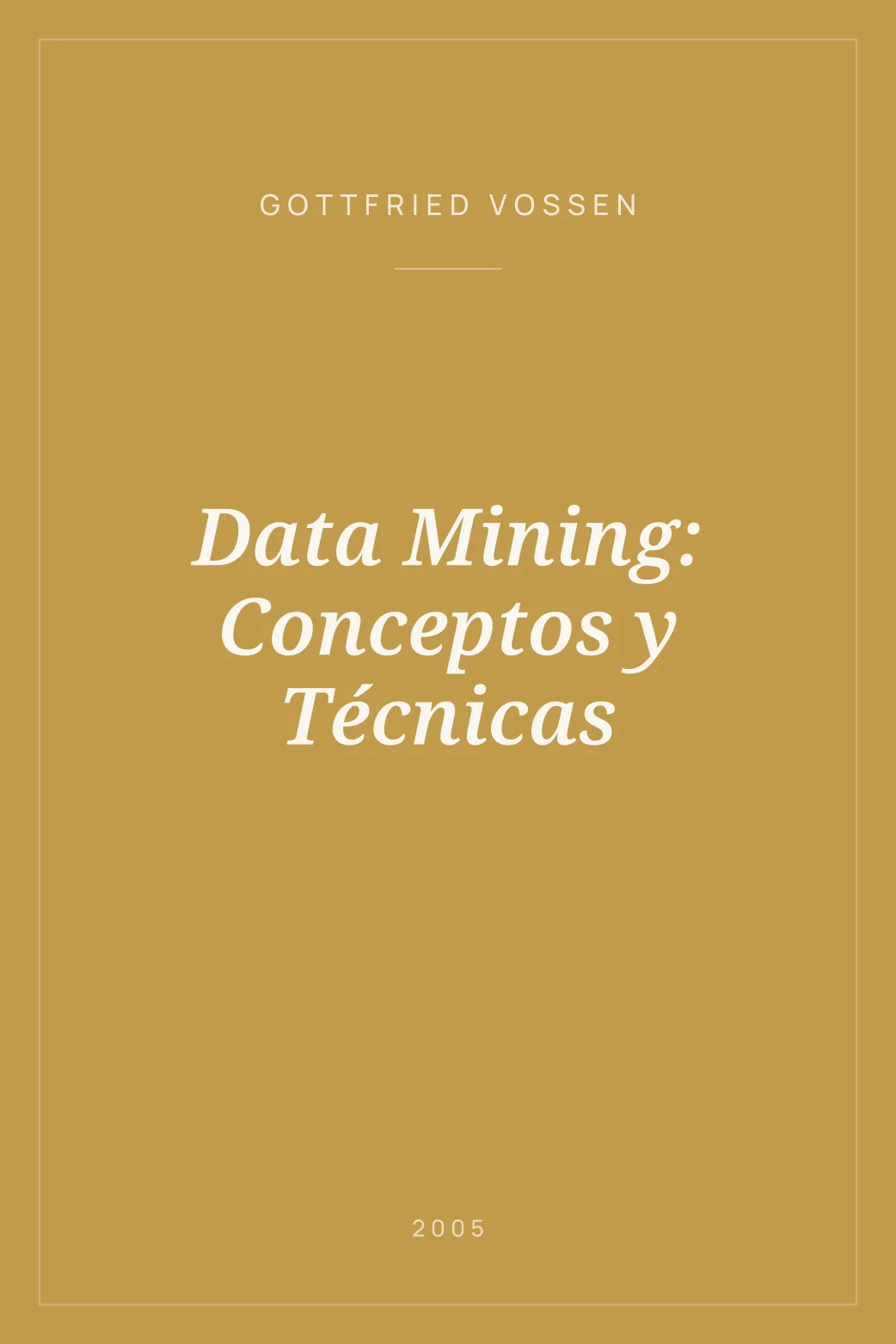 Portada de Data Mining: Conceptos y Técnicas