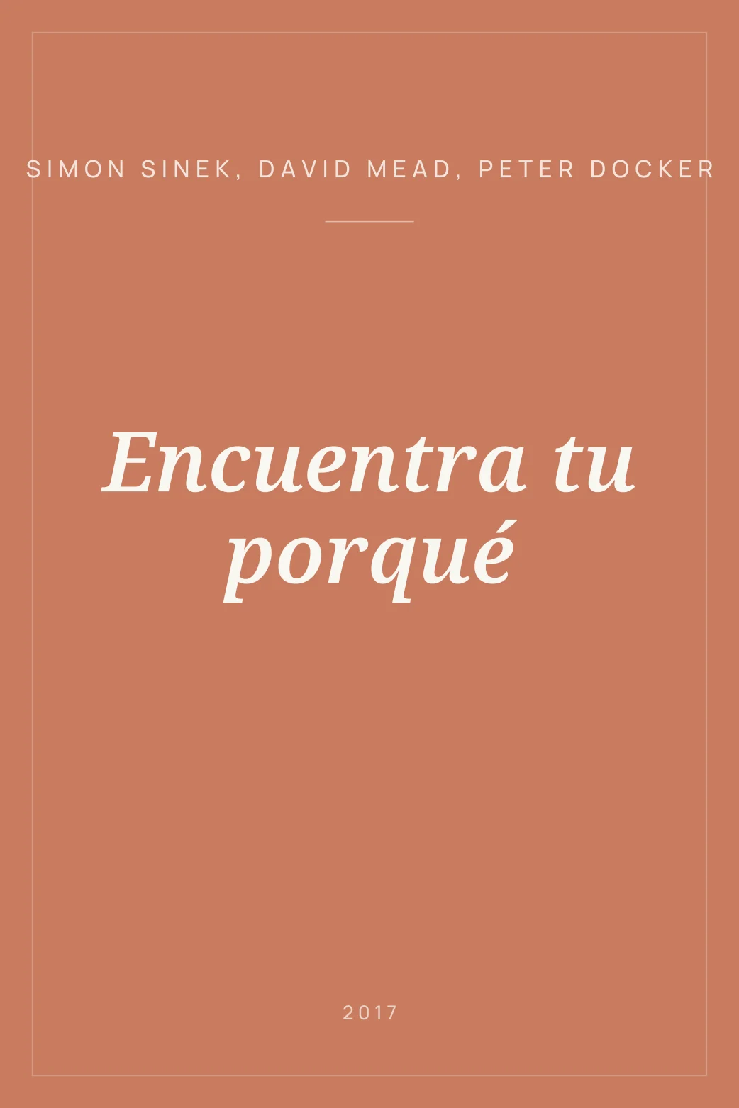 Portada de Encuentra tu porqué