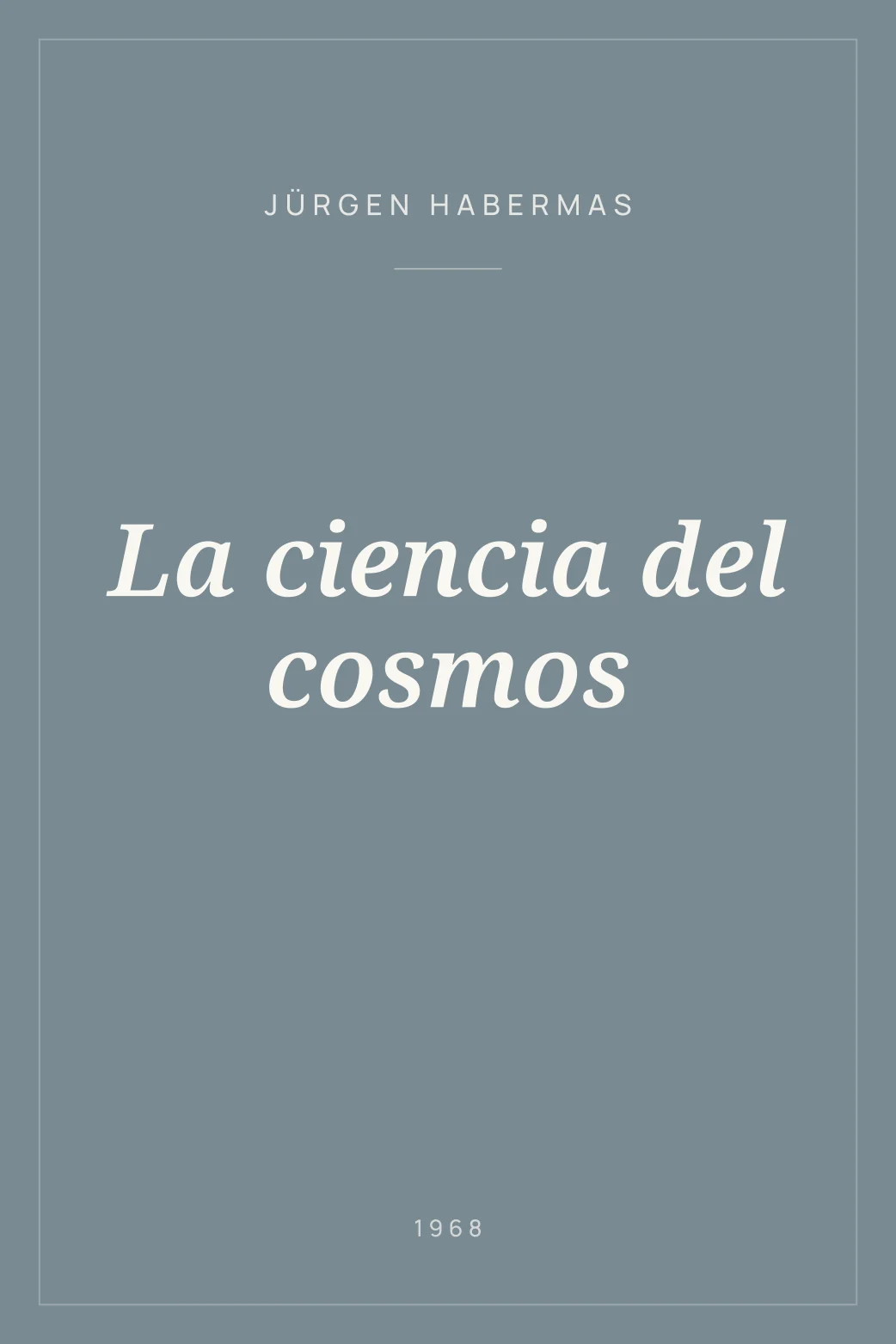 Portada de La ciencia del cosmos